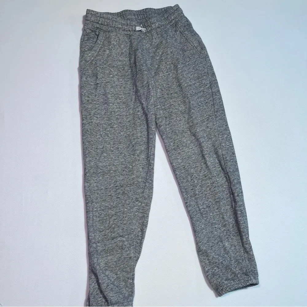 Boys Track Jogger Sweatpants Pants Set Pair of 2 Grey Size Large Lounge Play